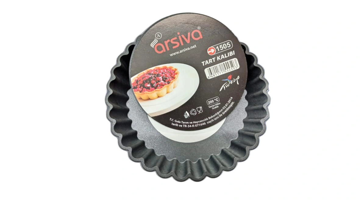 1505 Tart Kalıbı (13 cm) - Toptan Hamur Hazırlama ve Kesme İmalatı | Arsiva