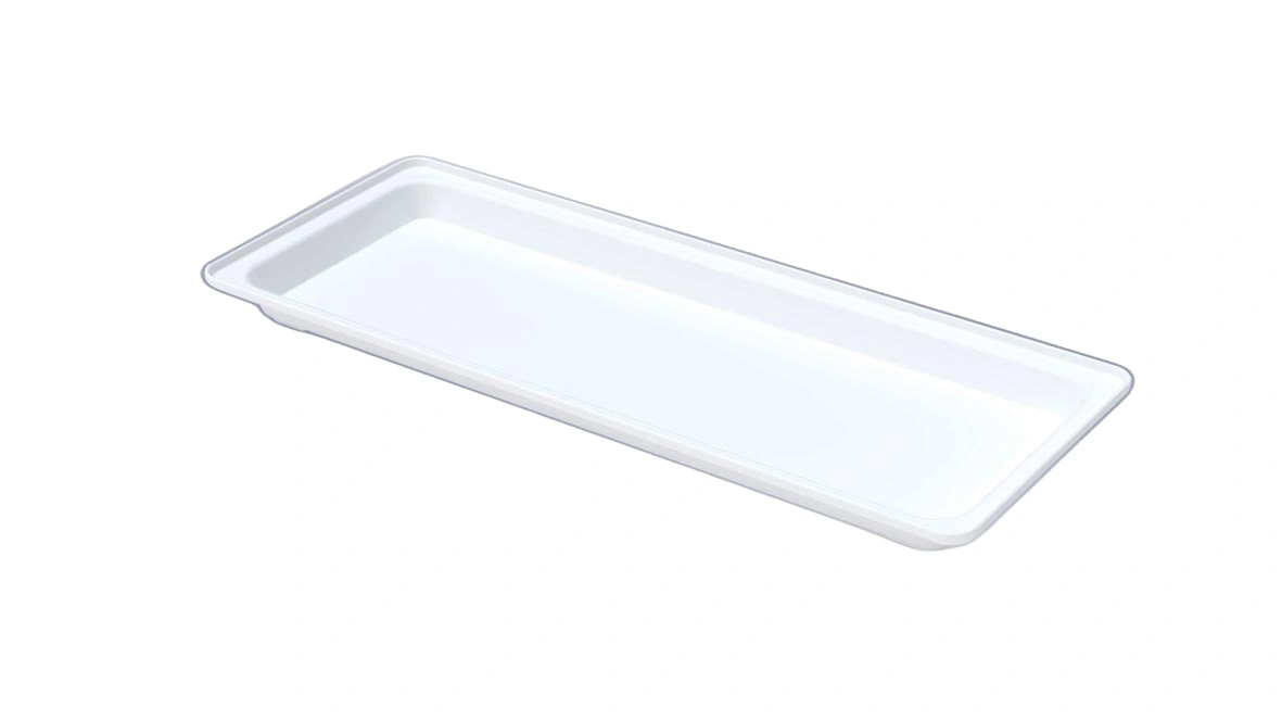 2001 Beyaz Boton Tepsi ( 15x37x2,5 cm )