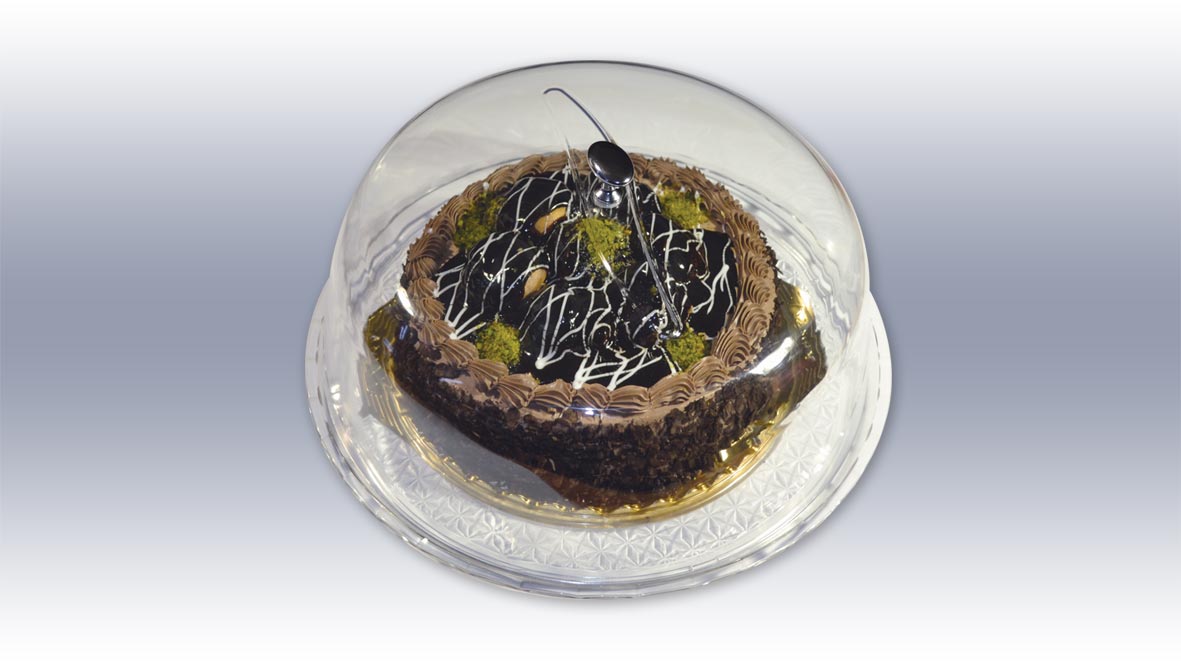 Kırılmaz Teşhir Tepsi Kapağı Yuvarlak